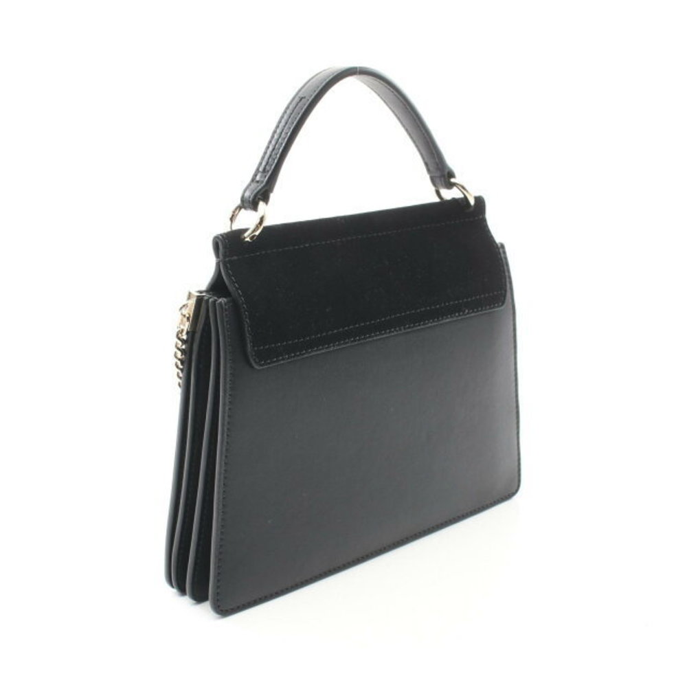 Chloe black suede leather FAYE handbag